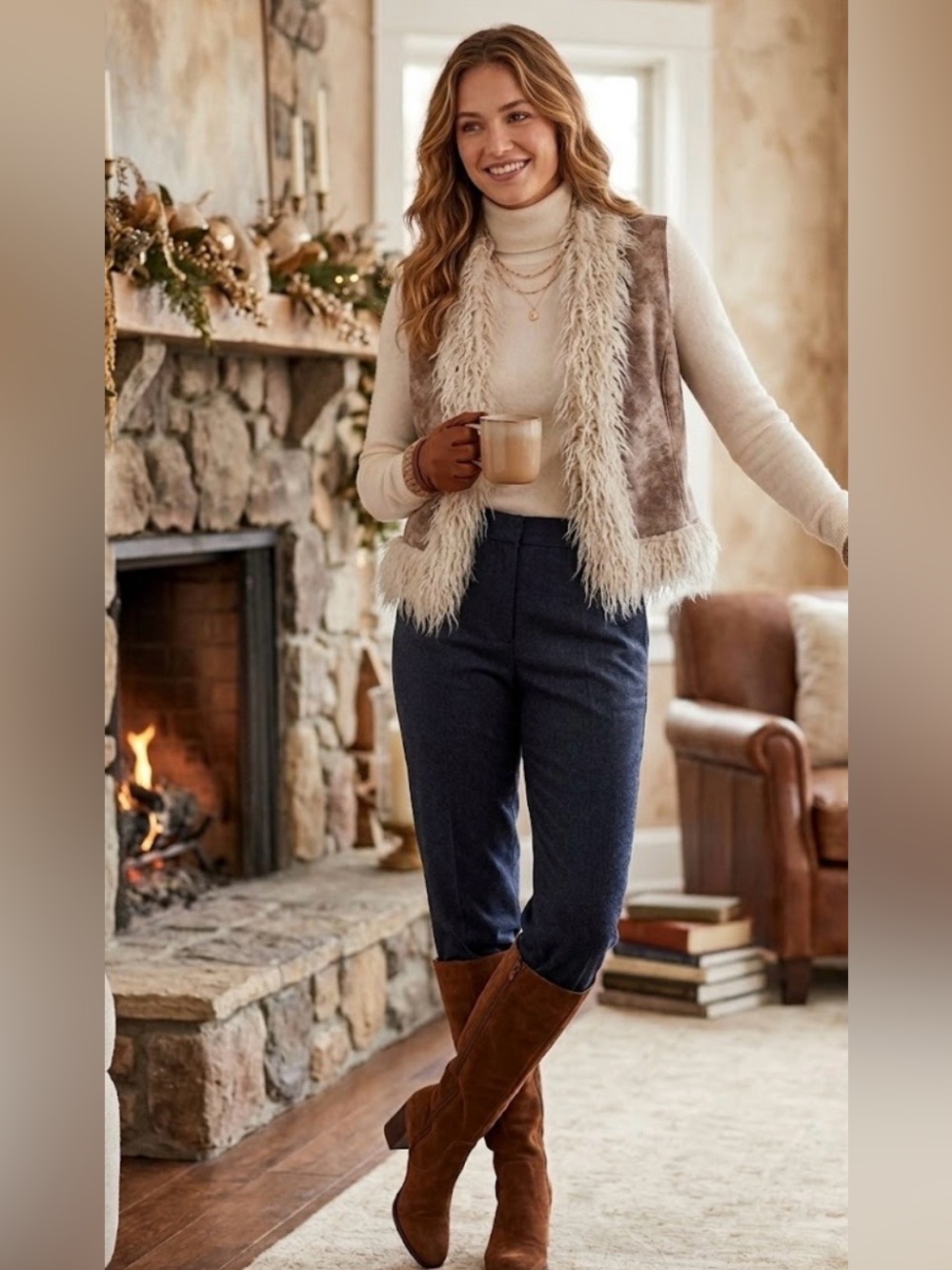 NWR Veryj Faux Fur Vest